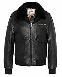 Schott NYC LCWLISAX Veste en Cuir, Noir, XS Femme