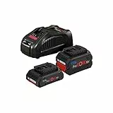 Bosch Professional 18V System Starter-Set batteries : 1 batterie ProCORE18V 4.0Ah + 1 batterie ProCORE18V 5.5Ah + chargeur GAL 1880 CV