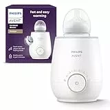 Philips Avent Premium - Chauffe-biberon rapide, avec contrôle intelligent de la température, technologie de bain-marie, arrêt automatique, modèle SCF358/00