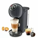 Nescafé Dolce Gusto Krups Machine à café capsules, Cafetière multi boissons, Pression 15 bars, Capacité 0,8 L, Fonction XL, Arrêt automatique, Genio S Plus gris KP340B10