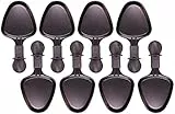 Piebert Lot de 8 poêles à raclette ovales 27041 L x l x H : 10,5 x 10 x 1,4 cm Longueur totale 19,7 cm Passe au lave-vaisselle Compatible avec Klarstein/Princess/Tristar/Tefal comme XA400102