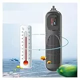 Kit de chauffage pour piscine, Chauffage d'aquarium Submersible 1000W, affichage LCD, Thermostat intelligent PTC, tige de chauffage de l'eau à température constante réglable Pour piscines hors-sol et