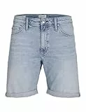 JACK & JONES Jjirick Jjievan Shorts Am 407, Bleu Denim, S Hommes