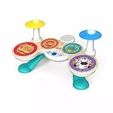 Baby Einstein, Together in Tune, Tambours Magic Touch, Instrument de Musique, 4 Modes de Jeu, 10 Mélodies avec volume réglable, Jouet musical en bois pour enfants à partir de 12 mois