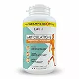 EAFIT ARTICULATIONS - Glucosamine, Chondroitine, Msm, Harpagophytum, Calcium, Cuivre - Confort, Mobilité, Capital Osseux - Format 3 MOIS - 270 comprimés