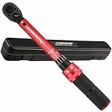 ATsafepro clé dynamométrique velo 3-25 Nm,cle dynamometrique 1/4 clic Petite avec double réglage de direction et 72 dents, clef dynamometrique pour vélos et moto