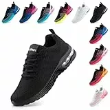 Hitmars Basket Femme Chaussures de Sport Running Sneaker Air Chaussures de Course Respirant Légères Chaussures de Running Jogging Fitness Gym Outdoor Mode Sneaker Noir EU 38