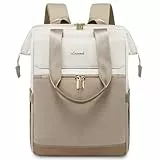 LOVEVOOK Sac a Dos Femme, 15.6 Pouces Sacs à Dos Ordinateur Portable, Sac Travail Antivol pour Ordi Pc, Sac College Fille de Voyage Renforcé, Leger Travel Backpack Loisir pour le travail, l'école