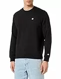 Champion Legacy Basics-Powerblend Fleece Crewneck Sweat, Noir, L Homme