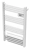 Cayenne Radiateur Sèche-Serviette Saturne 500 W et 1000W soufflerie 1000 W, Blanc