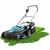 Cecotec Tondeuse à Gazon à câble Terrenator 360 Flex Z. 1500 W, Largeur de Coupe 36 cm, Changement de Hauteur, système Z-Tech, 3 en 1 avec Mulching, Roues arrière XL, sécurité avec Technologie