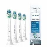 Philips Sonicare Lot de 4 têtes de brosses à dents électriques soniques C2 Optimal Plaque Defence, anciennement ProResults Plaque Control, Blanc (modèle HX9024/10)