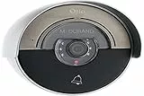 Otio - Platine de Rue Moon pour Portier Vidéo à Composer - Caméra Grand Angle avec Vision Nocturne - Fixation en Plafond - Ouverture Portail et Gâche Électrique - Aluminium - Noir