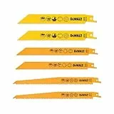 DeWalt DT2444-QZ Lame pour Scies Sabre, Argent, Set de 6 Pièces