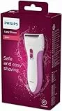 Philips Rasoir electrique feminin, Rose (modele HP6341/00)