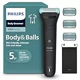 Philips Bodygroom série 5000 - tondeuse pour hommes avec système de rasage Triple protection, taille des poils et rasage des zones intimes, 100% étanche, autonomie de 100 min, modèle BG5470/15