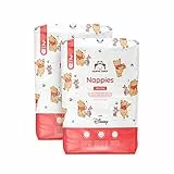 Marque Amazon - Mama Bear Disney Couches bébé Ultra Absorbantes, Taille 2 (3-6 kg), Blanc, 168 Pièces (2 lot de 84) - PACK MENSUEL