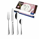 Villeroy & Boch – Oscar Couverts 24 Pièces 6 Personnes, Garanti Lave-Vaisselle, Ensemble Couvert, Set De Couverts De Table, Acier Inoxydable