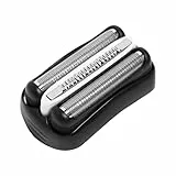 Tete de Rasoir 32B, Pièce de Rechange Braun Series 3 Compatible avec Rasoirs Électriques Homme 300S, 301S, 310S, 3020S, 3030S, 3040S, 3050CC, 3080S, 3090CC, 350CC, S3 Grille Rasoir