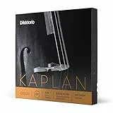 Cordes de violoncelle D'Addario Kaplan - Jeu complet - KS510 4/4M - Cordes de violoncelle - Échelle 4/4, Tension moyenne