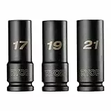 RYOBI Jeu de 3 Embouts de Vissage Impact RHDis3PC – Résistants aux Chocs, Queue Hexagonale, Idéal Vissage Précis avec Outils à Chocs – Longue Durée de Vie