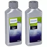PHILIPS Lot de 2 Produits détartrant CA6700 pour machine a café 250 ml