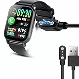 Blueshaweu Magnétique Chargeur Compatible avec WeurGhy Y6 Enfants Smartwatch,Magnétique Charger Cable Montre Connectée USB 3,3ft Compatible avec WeurGhy/Hoxe/Aycy Y6 1.85' Pouces Smartwatch