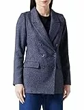 Naf Naf Blazer décontracté, Gris BLEUTE, 38 Femme
