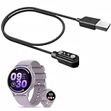 Skyband Compatible Pour Cable USB Compatible Pour HASAKEI Montre Connectée Femme 1.27' 53G (Noir)