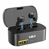 1Mii E3Pro Écouteurs sans Fil pour TV avec Émetteur, Kit Transmetteur de Casque sans Fil pour TV, 2,4GHz Latence Faible, Plug and Play, avec Station de Charge, Optique 3,5mm AUX RCA