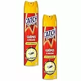 Catch Expert Volants Anti Guêpes & Frelons, Insecticide Huile Action Rapide, 2 x 400ml