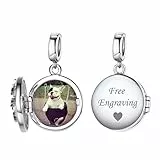 ChicSilver Charms et Perles pour Femme,Charme Photo Personnalisé,Charme Arbre de vie