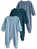 Next Bébé garçon Dors-Bien bébé à Zip Double Sens, Lot de 3 Bleu 6 Mois