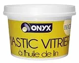 Onyx - Mastic Vitrier Beige à l’Huile de Lin - Pose et Étanchéité Vitrage sur Châssis en Bois - 1kg