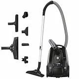 Hoover Silencieux Telios Extra Lite Aspirateur avec Sac Traineau Compact et Puissant TXLZ72HM, 69DB, Capacité XL 3,5 L, 2 Brosses Sols Durs-Tapis & Spéciale Parquet, Filtre EPA12 Lavable, Accessoires