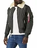 Alpha Industries Alpha Indutries Injector III Blouson Bomber pour Homme, Greyblack