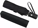 Repel Umbrella Windproof Travel Umbrellas for Rain - Easy Auto Open Close, Durable & Compact Umbrella,Waterproof Canopy,Pour Symbioz 2024.,Black