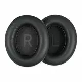 1Mii Coussinets de rechange pour 1Mii Y8 en cuir protéiné souple Noir