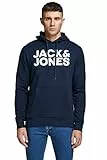 JACK & JONES Jjecorp Logo Sweat Hood Noos Shirt À Capuche, Bleu (Navy BlazerBlau), Medium Homme