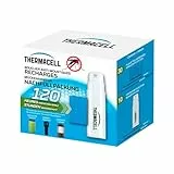 THERMACELL Recharge Anti-Moustiques et Moustiques Tigres - Protection Efficace 20m²- Compatible avec Diffuseurs, Nomades et Lanternes - Durée 120h, 10 Cartouches Gaz + 30 plaquettes THRECHARG120