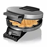 Cloer 189 Gaufrier pour gaufres en forme de cœur, Double revêtement antiadhésif, taille de la gaufre 16 cm, Plaques très lourdes, Message prêt à l'emploi optique et acoustique, 930 W