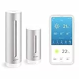 Netatmo Station Météo Intérieur Extérieur Connectée WiFi pour Smartphone NWS-R-EC (Reconditionnée)