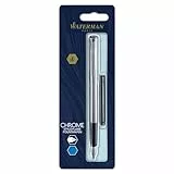 Waterman Allure stylo plume - Chromé - Plume fine - Plume fine - emballé Sous Blister