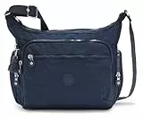 Kipling GABBIE Sac à bandoulière de taille moyenne, Blue Bleu 2 (Bleu)