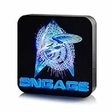 Numskull Star Trek Lampe de bureau avec logo 3D officiel pour chambre, bureau, maison, étude, travail – Produit Star Trek