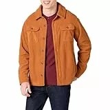 Amazon Essentials Surchemise d’Hiver en Polaire à Manches Longues Homme, Brun Muscade, M