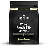 Protein Works - Protéine Whey 360 Extrême | Premium Whey Shake | Apport protéinés | Protéines haut de gamme | 34 Servings | Milkshake Banane | 1.2kg