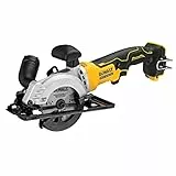 DEWALT - Scie circulaire compacte Brushless - 115 mm - 18V (livré sans batterie), DCS571N-XJ
