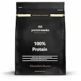 Protein Works - 100% Protein Poudre, 25 Portions, Mélange Quadri-Protéines, Peptides de Glutamine, Formule Protéinée Propre, Chocolat Bueno, 625g