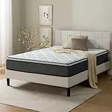 Zinus Matelas à Ressorts Tight Top - 140x190 cm – Épaisseur 25 cm – Matelas Orthopédique avec Resortes Ensachés et Mousse Haute Densité – Certification Oeko-TEX – Matelas avec Soutien Ergonomique